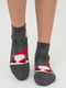 Шкарпетки темно-сірі з малюнком | 6275431 | фото 3