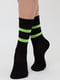 Шкарпетки чорні в смужку | 6275468 | фото 2