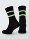 Шкарпетки чорні в смужку | 6275484 | фото 2