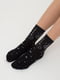 Шкарпетки чорні з малюнком | 6275607 | фото 4