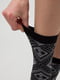 Шкарпетки чорно-сірі з візерунком | 6275651 | фото 2