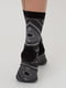 Шкарпетки чорно-сірі з візерунком | 6275651 | фото 4