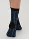 Шкарпетки чорно-сині з візерунком | 6275686 | фото 3