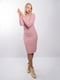 Платье-свитер розовое | 6269452 | фото 4