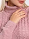 Платье-свитер розовое | 6269452 | фото 6