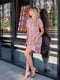 Платье А-силуэта розовое с цветочками | 6269584 | фото 2