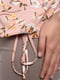 Блуза розовая цветочный узор | 6269719 | фото 7