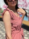 Платье А-силуэта розовое | 6269622 | фото 4