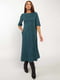 Сукня А-силуету темно-зелена | 6269791 | фото 2