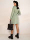Платье А-силуэта светло-зеленое | 6269840 | фото 4