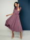 Платье А-силуэта лиловое | 6269859 | фото 2