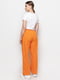 Штани прямі оранжевого кольору | 6276102 | фото 3