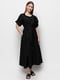 Платье А-силуэта черное | 6276295 | фото 2