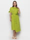 Сукня А-силуету зелена | 6276299