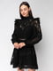 Платье А-силуэта черное | 6276304 | фото 2