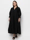 Платье А-силуэта черное | 6276386 | фото 2