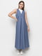 Сукня А-силуету синя | 6276387 | фото 2