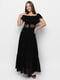 Сукня А-силуету чорна | 6276432 | фото 2
