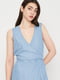 Сукня А-силуету блакитна | 6279284 | фото 2