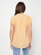 Блуза оранжевого цвета в принт | 6279689 | фото 3