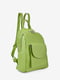 Рюкзак кожаный салатовый | 6279927 | фото 3