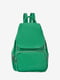 Рюкзак шкіряний зелений | 6279932 | фото 2