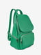 Рюкзак шкіряний зелений | 6279932 | фото 3
