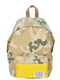 Рюкзак цвета хаки с принтом | 5966104 | фото 3