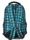 Рюкзак бирюзового цвета в принт (21L) | 5966111 | фото 3