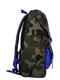 Рюкзак цвета хаки с принтом | 5966117 | фото 2