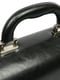 Чоловічий портфель з екошкіри Jurom Польща 0-33/2-111 чорний | 6276557 | фото 3