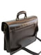 Шкіряний чоловічий портфель Tomskor коричневий 81562 | 6276802 | фото 3