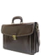 Шкіряний чоловічий портфель Tomskor коричневий 81562 | 6276802 | фото 5