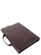 Папка-портфель из кожзама Exclusive 711300 коричневая | 6277083 | фото 3