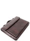 Мужская папка-портфель из эко кожи Exclusive 711200 коричневая | 6277084 | фото 7