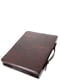 Мужская папка-портфель из эко кожи Exclusive 711200 коричневая | 6277084 | фото 6