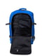 Сумка-рюкзак на колесах синяя 45 л | 6277154 | фото 3