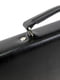 Мужской деловой портфель из эко кожи Exclusive 722900 черный | 6277462 | фото 8
