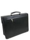 Мужской деловой портфель из эко кожи Exclusive 722900 черный | 6277462 | фото 4