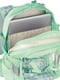 Рюкзак зеленый с принтом | 6277953 | фото 6