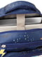Рюкзак синий с принтом | 6277957 | фото 8