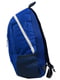 Рюкзак синий с принтом | 6277981 | фото 4