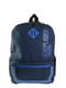 Рюкзак синій з принтом | 6278106