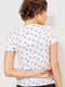 Блуза молочного кольору з принтом | 6280107 | фото 4