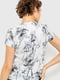 Блуза сіра з квітковим принтом | 6280118 | фото 4