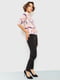 Блуза персиковая с цветочным принтом | 6280125 | фото 2