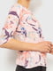Блуза персиковая с цветочным принтом | 6280125 | фото 3