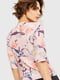 Блуза персиковая с цветочным принтом | 6280125 | фото 4