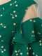 Блуза зелена з квітковим принтом | 6280155 | фото 5