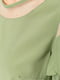 Блуза оливкового цвета | 6280157 | фото 5
